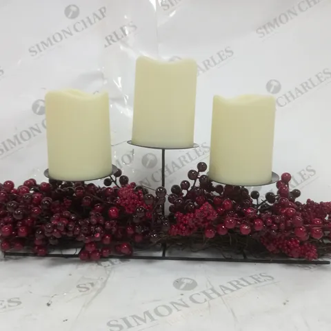 BOXED MIXED BERRY CANDLE HOLDER