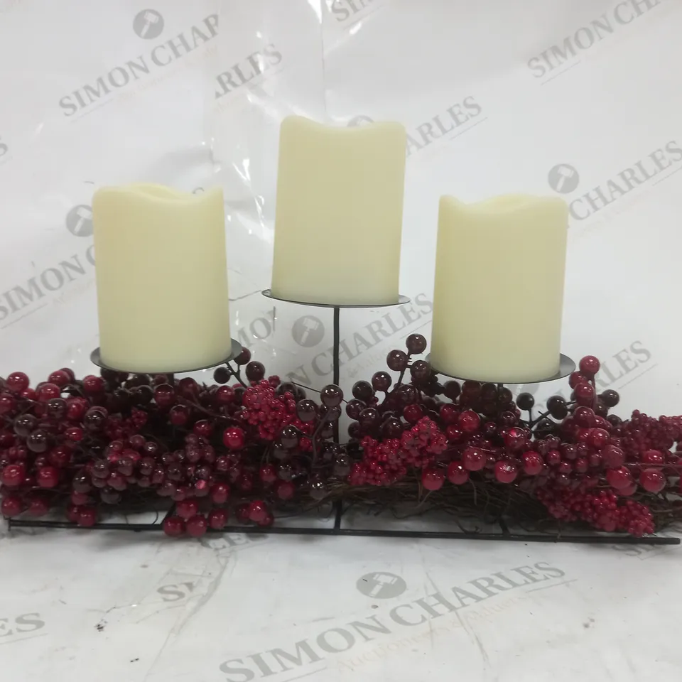 BOXED MIXED BERRY CANDLE HOLDER 