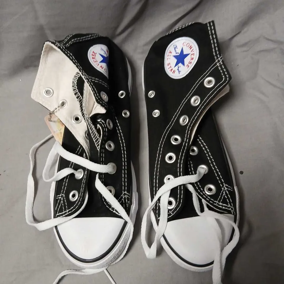 CONVERSE CHUCK TAYLOR ALL STAR HIGH-TOP SNEAKERS – BLACK SIZE 4.5