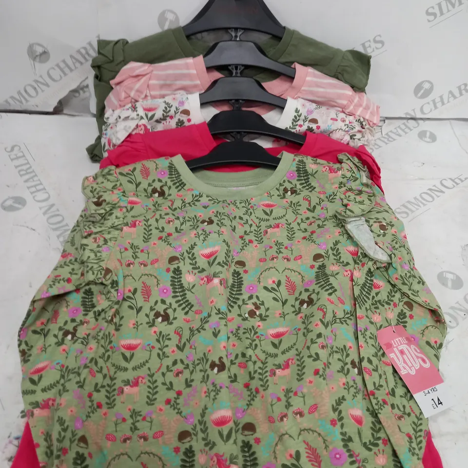 lot of children clothes approximately 40 to include backpacks, tops, shorts, socks etc