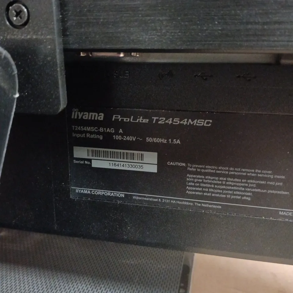 IIYAMA PROLITE T2544MSC MONITOR WITH STAND