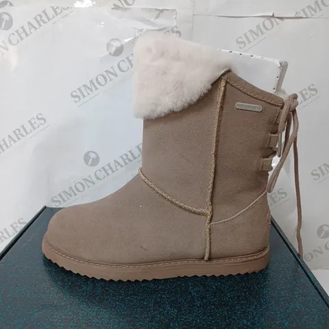 BOXED EMU AUSTRALIA BIRDWOOD WATERPROOF BOOTS, MUSHROOM - SIZE 5