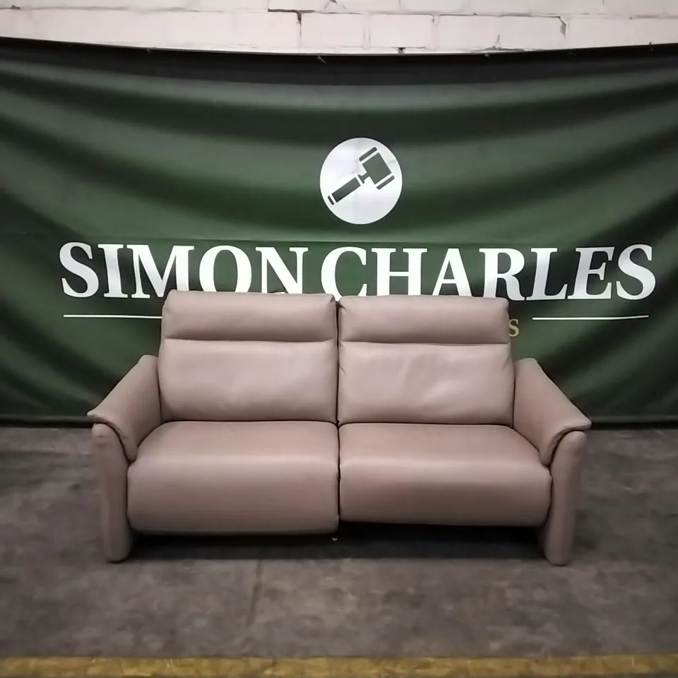 QUALITY DESIGNER ITALIAN MADE CALIA ITALIA 3 SEATER LEATHER POWER RECLINER SOFA