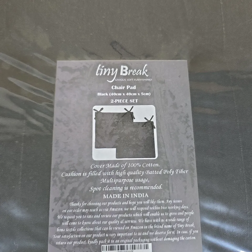 TINY BREAK CHAIR PAD – 2-PIECE SET - X5 PACKS