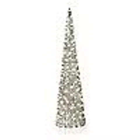 FESTIVE INDOOR/OUTDOOR 80CM PRE LIT MICROLIGHT CONE TREE