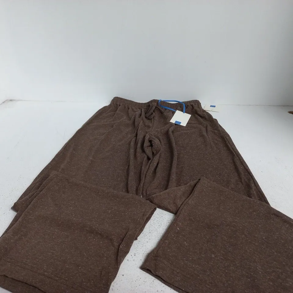 ATELIER NINETY FIVE WOMEN'S BROWN LOUNGE PANTS SMALL