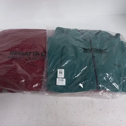 LOT OF 8 BAGGED REGATTA ITEMS INCLUDES HADFILED FLEECES AND STERLINGS COATS - UNCHECKED SIZES