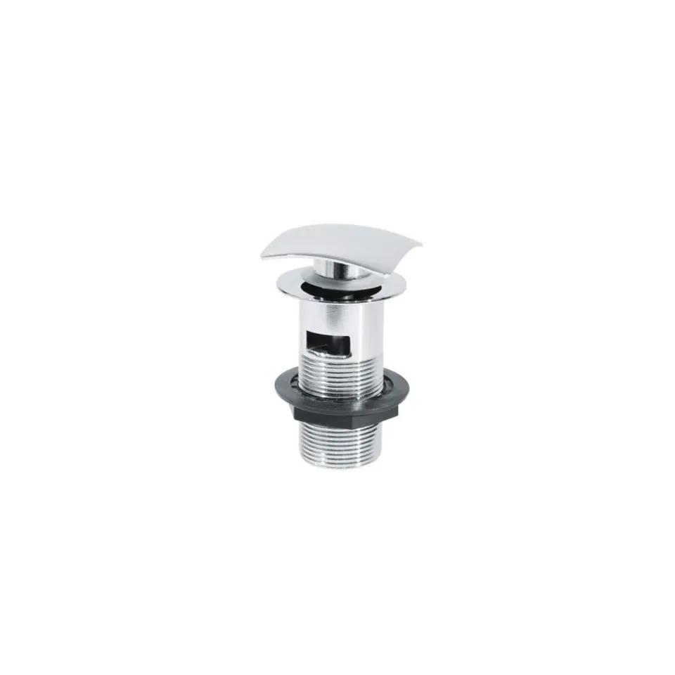 BOXED SQUARE EXTENDING SLOTTED PUSH BUTTON WASTE