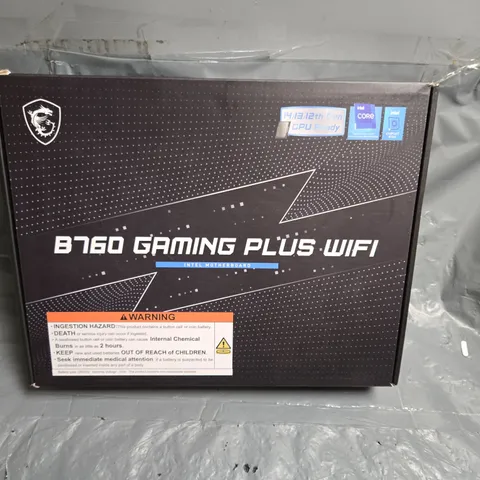 MSI B760 GAMING PLUS WIFI MOTHERBOARD