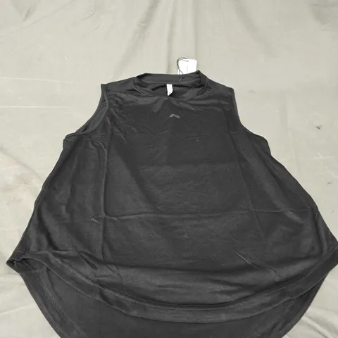 PURSUE FITNESS BLACK OVERSIZED GYM TANK TOP SIZE L