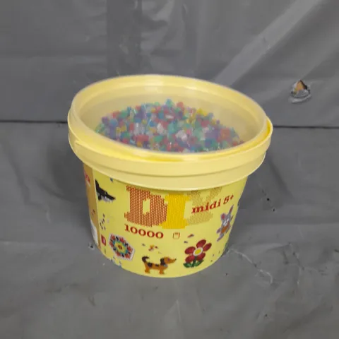 TUB OF APPROX 10000 HAMA BEADS