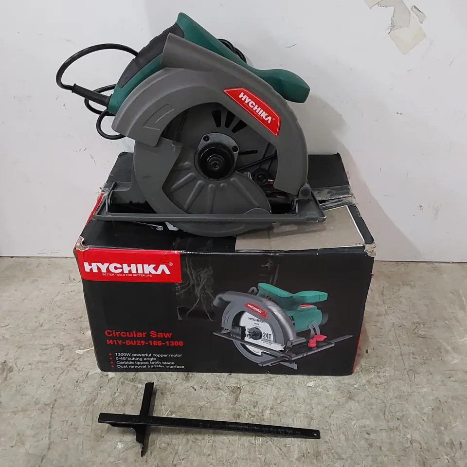 BOXED HYCHIKA CIRCULAR SAW - MODEL: M1Y-DU29-185-1300