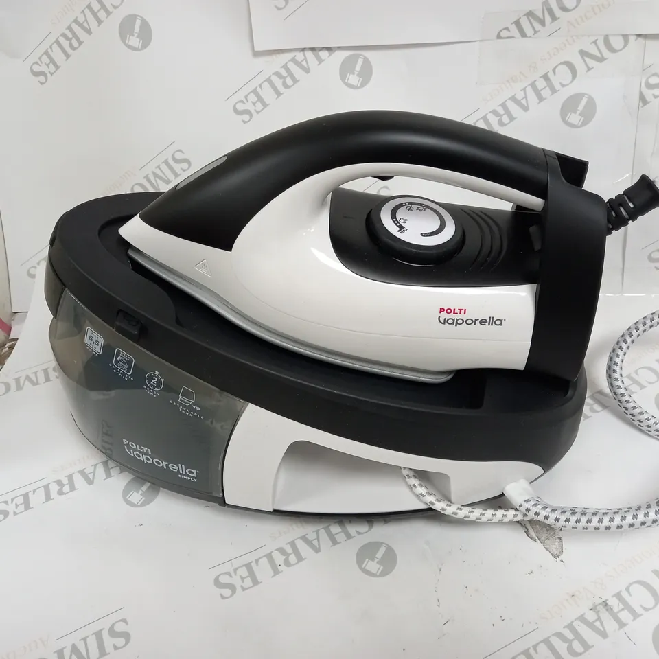 BOXED POLTI VAPORELLA SIMPLY VS20.20 STEAM GENERATOR IRON, BLACK