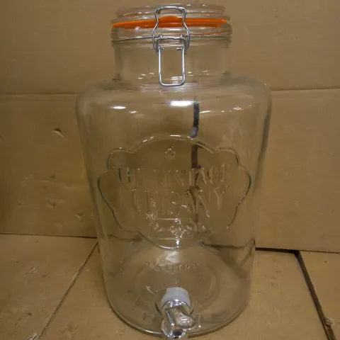 THE VINTAGE COMPANY B 51050 JUMBO GLASS DRINKS DISPENSER - COLLECTION ONLY