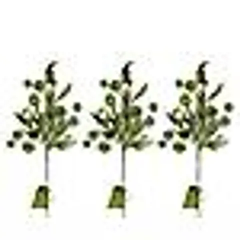 SARA BY SARA DAVIES SET OF 3 PRE LIT EUCALYPTUS STEMS