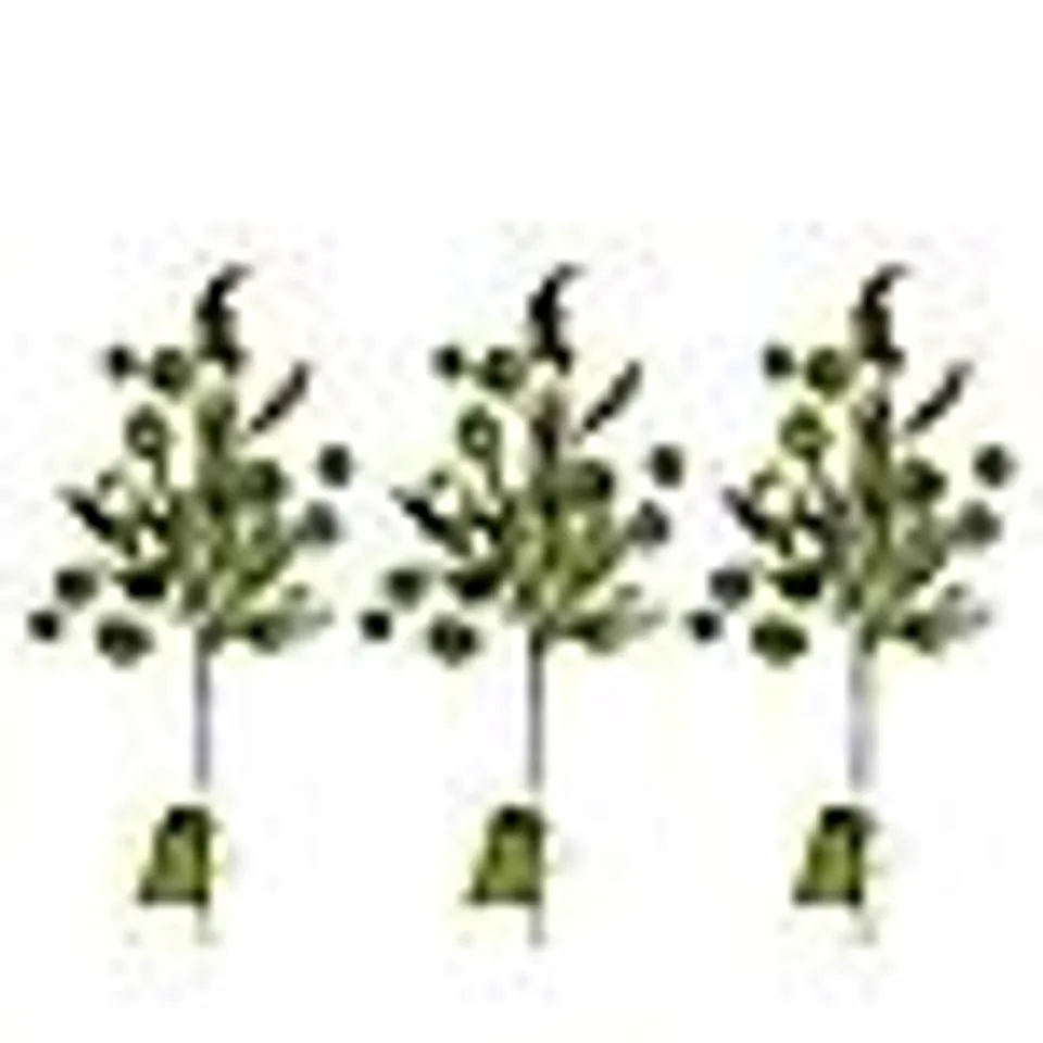 SARA BY SARA DAVIES SET OF 3 PRE LIT EUCALYPTUS STEMS