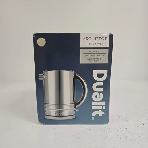ARCHITECT 1.5L ELECTRIC KETTLE – PUSH BUTTON LID, ILLUMINATED WINDOW