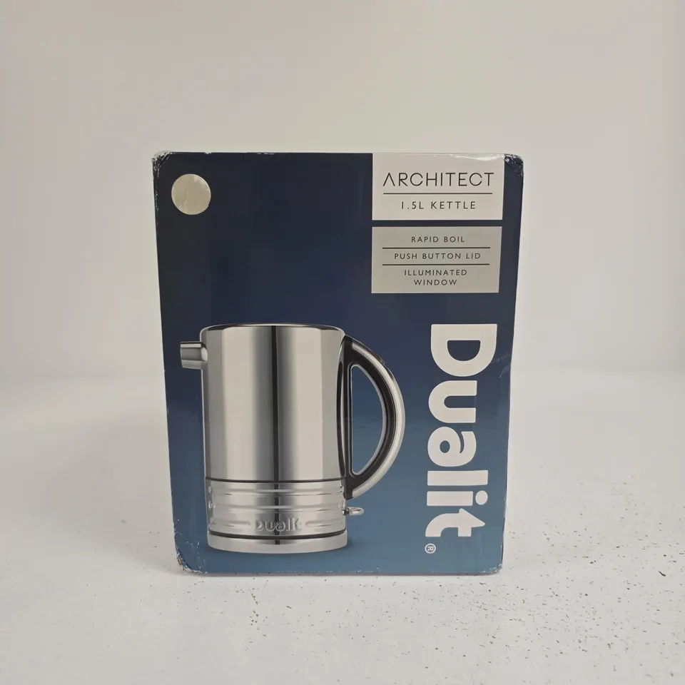 ARCHITECT 1.5L ELECTRIC KETTLE – PUSH BUTTON LID, ILLUMINATED WINDOW