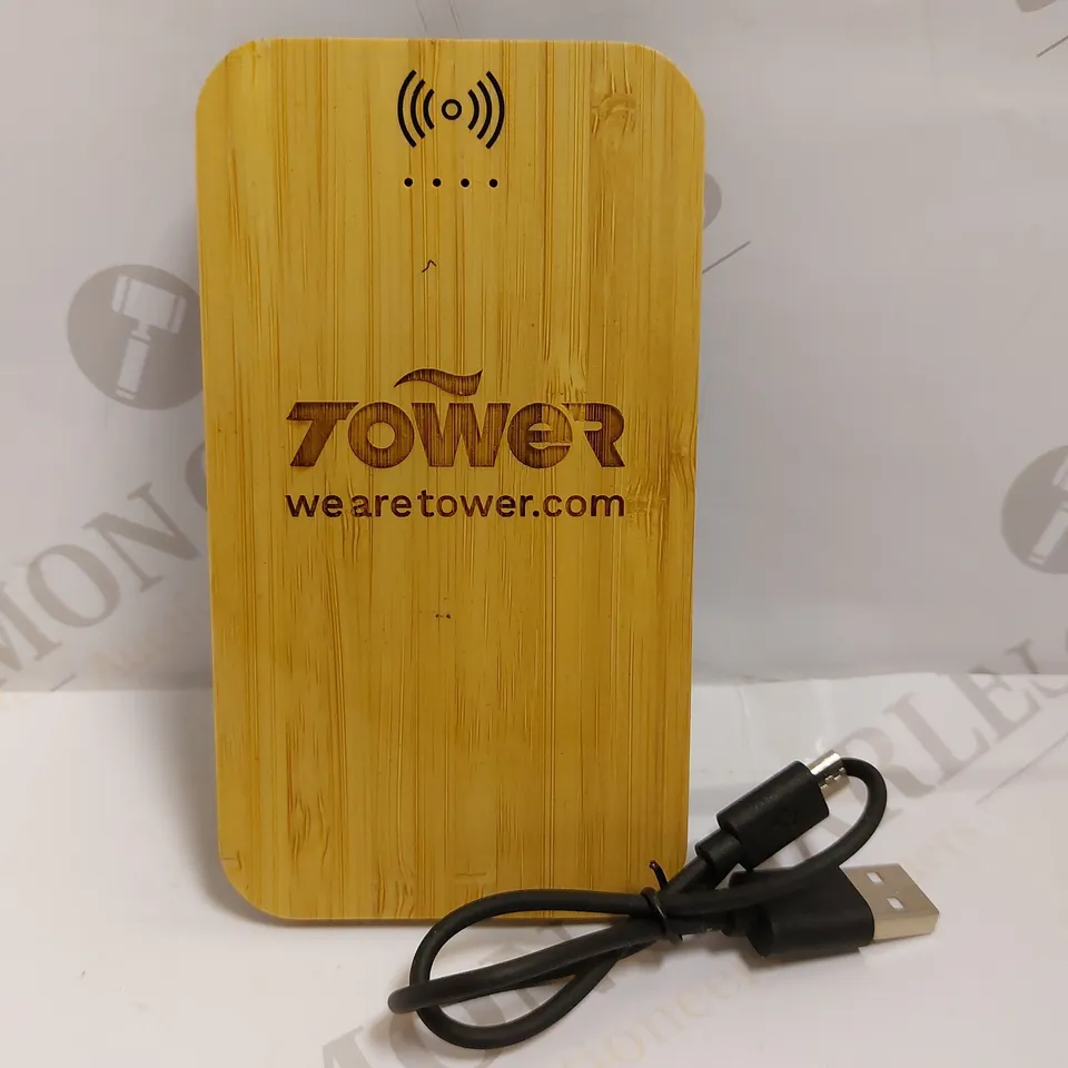 PF CONCEPT AVENUE BAMBOO AND FABRIC POWER BANK - 6000 MAH