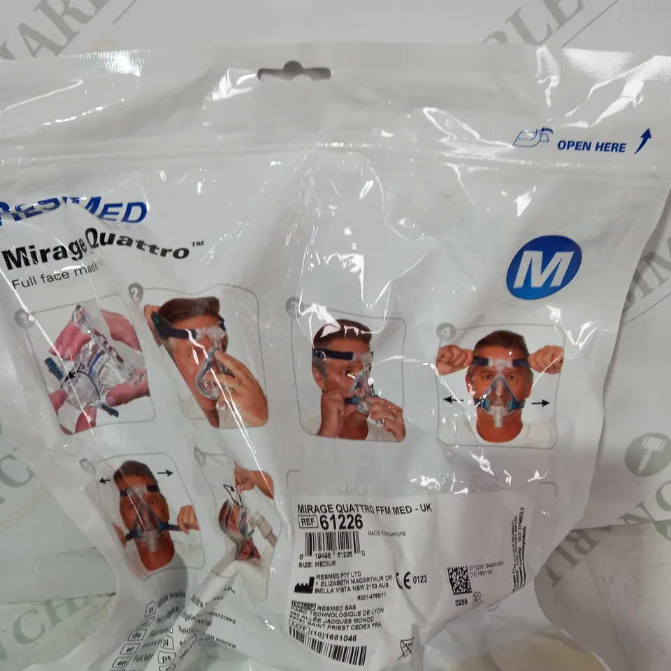 RESMED MIRAGE QUATTRO FULL FACE MASK
