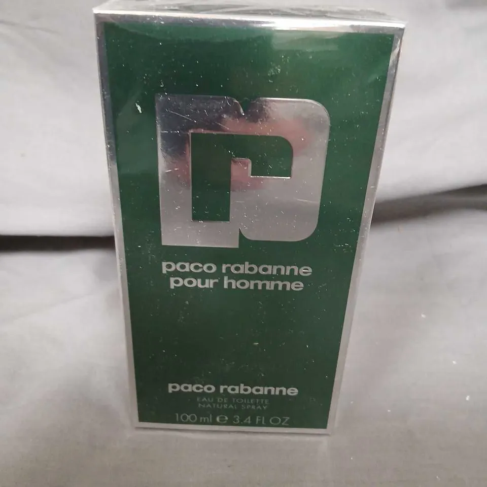SEALED PACO RABANNE EAU DE TOILETTE NATURAL SPRAY - 100ML