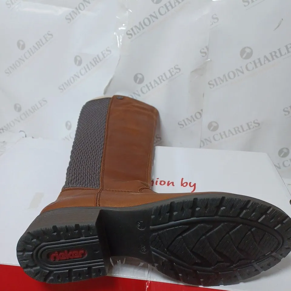 SIZE 6 KNEE BOOT BROWN 