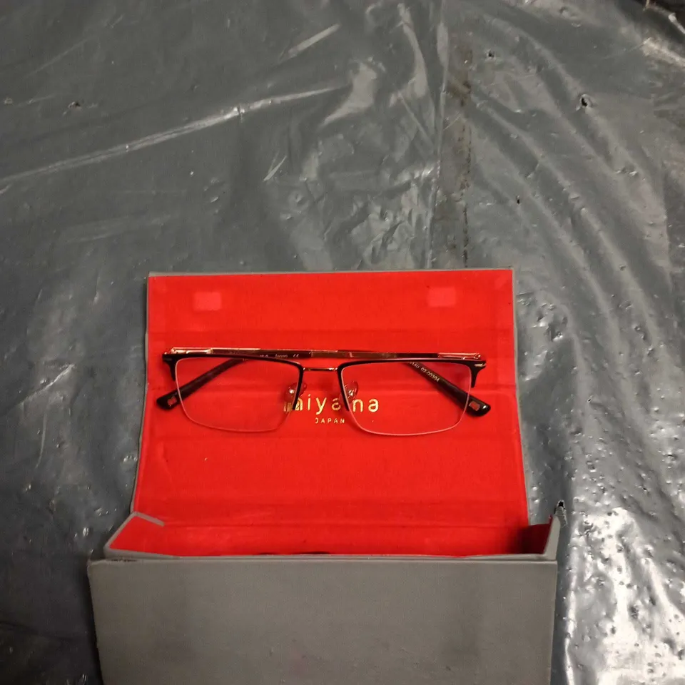 MIYAMA JAPAN EYEGLASSES WITH RED CASE