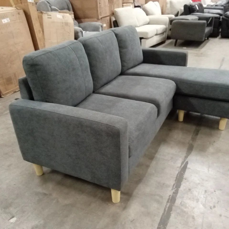 ASPIRE PAD COMPACT CORNER SOFA - LEFT OR RIGHT - CHARCOAL RRP £599