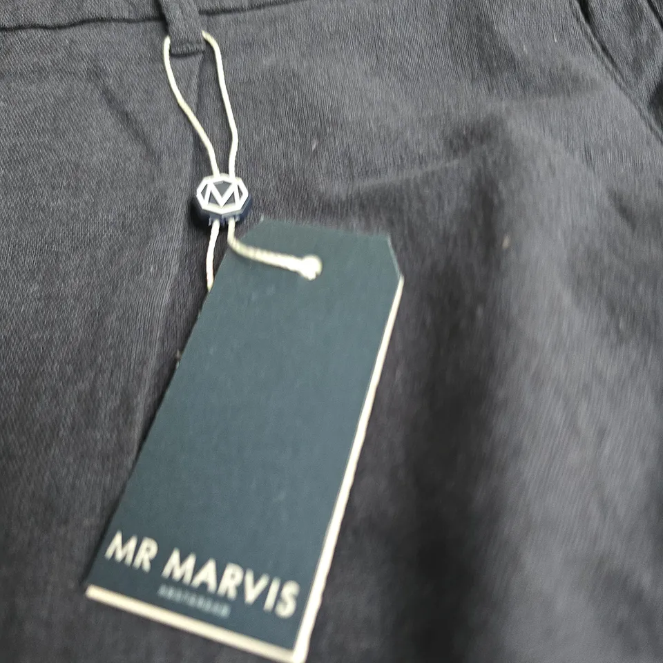 MR MARVIS NAVY LINEN TROUSERS – MEN'S, SIZE W32 L30 