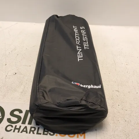 BERGHAUS TELSTAR 5 FOOTPRINT GROUNDSHEET – BLACK (IN CARRY BAG)