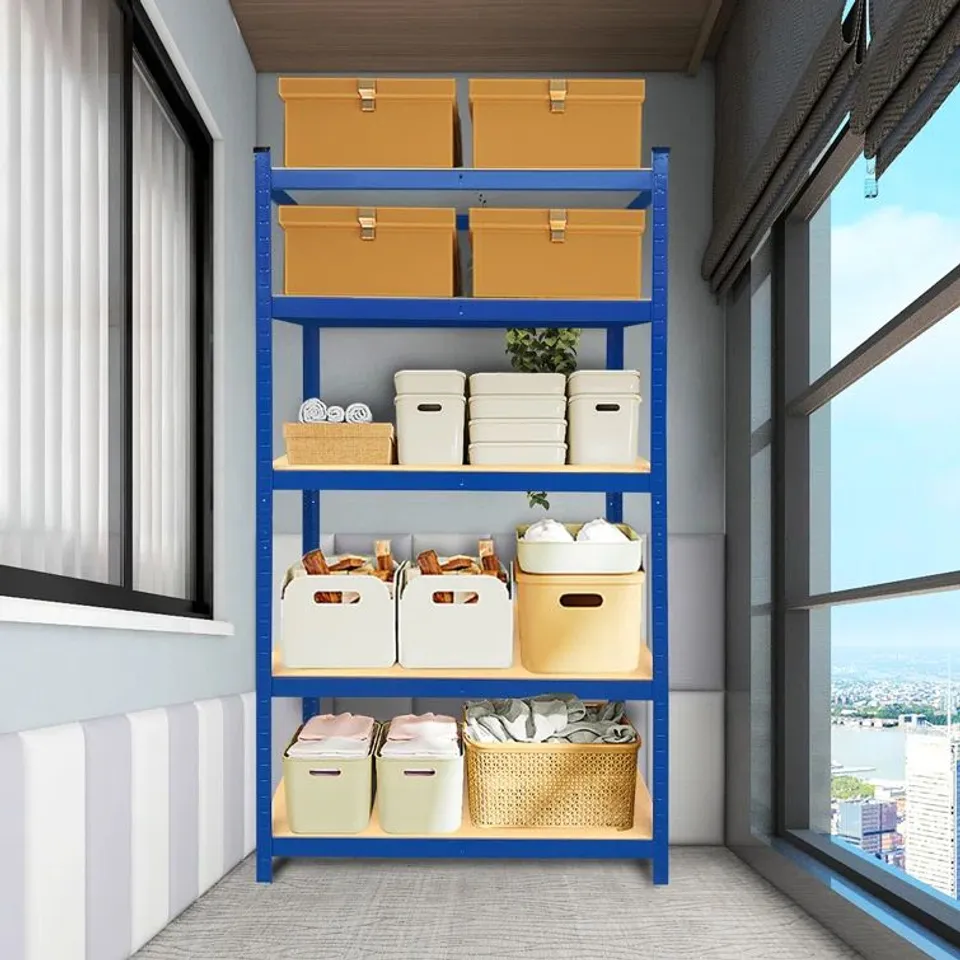 BOXED MILEYSHKA 70cm W METAL HEIGHTS ADJUSTABLE SHELVING UNIT (1 BOX)