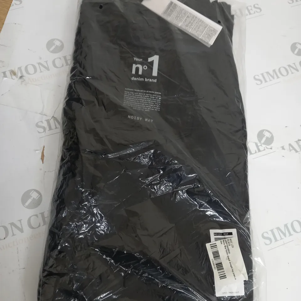 NOISY MAY BLACK DENIM JEANS SIZE 32X28