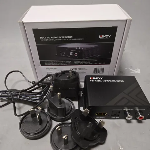 BOXED LINDY HDMI 18G AUDIO EXTRACTOR