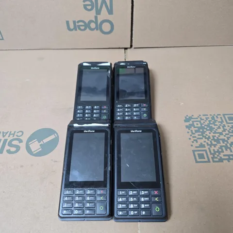 4 X VERIFONE CARD READERS UNBOXED