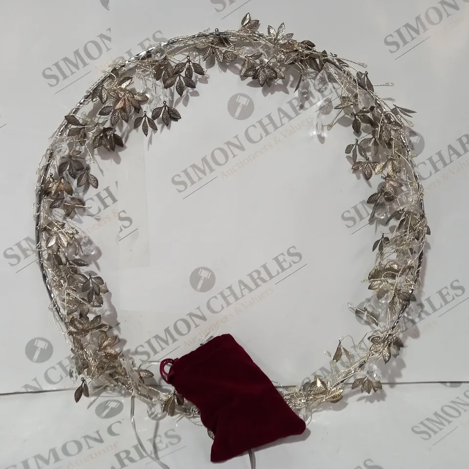 OUTLET ALISON CORK PRE LIT JEWELLED WREATH