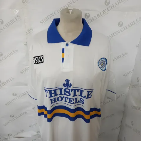 LEEDS UNITED RETRO HOME SHIRT SIZE XL