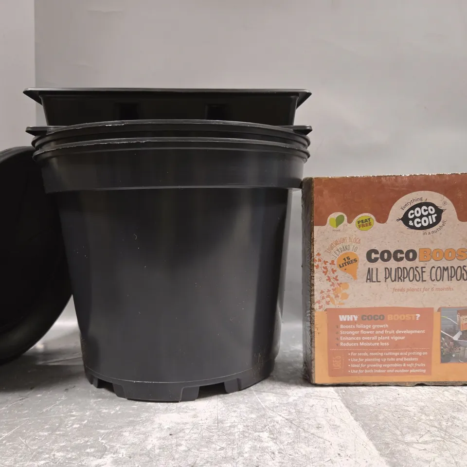 BOXED POT GANG PLANTERS AND COMPOST