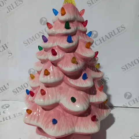 BOXED MR CHRISTMAS NOSTALGIC CHRISTMAS TREE DECOR IN PINK