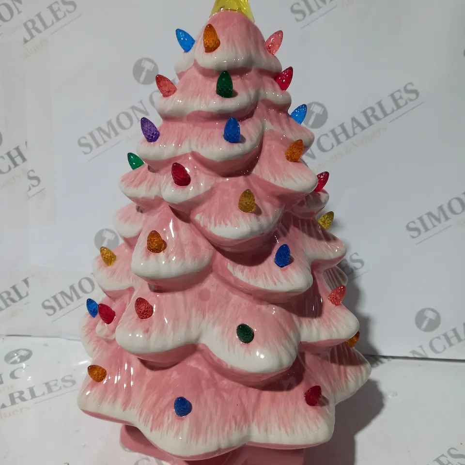 BOXED MR CHRISTMAS NOSTALGIC CHRISTMAS TREE DECOR IN PINK