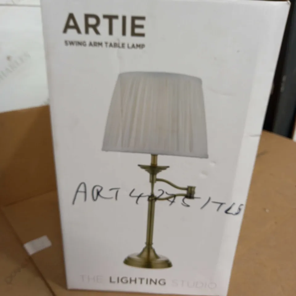 THE LIGHTING STUDIO ARTIE SWING ARM TABLE LAMP