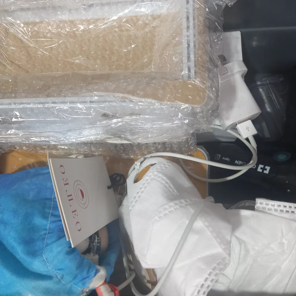 LOT OF APPROXIMATELY 10 ASSORTED HOUSEHOLD ITEMS TO INCLUDE REDLINE 5700 MAX DUAL WIFI/ANDROID IP RECEIVER, UNI-BALL CALLIGRAPHER'S CHISEL TIP COLLECTION, ETC