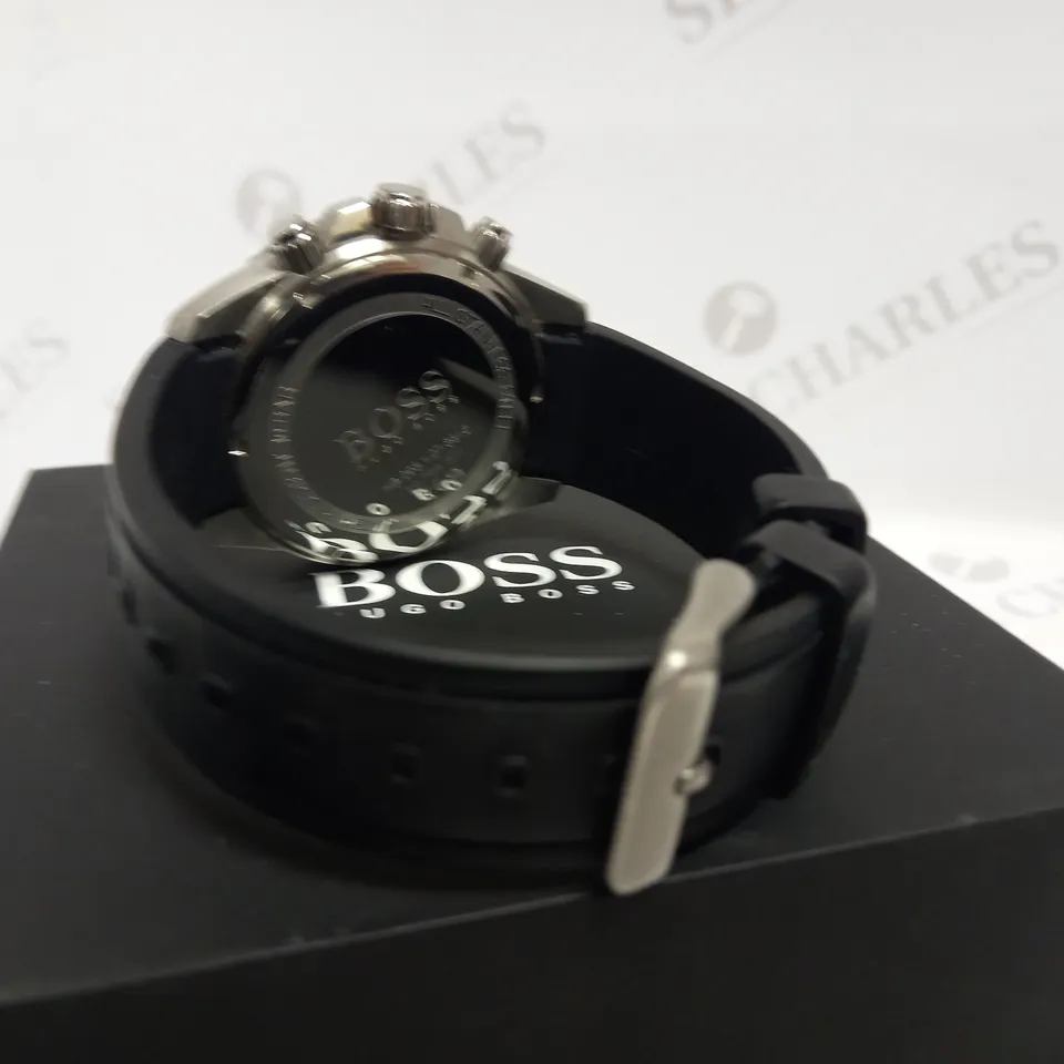 HUGO BOSS ADMIRAL BLACK CHRONOGRAPH WATCH RRP £211