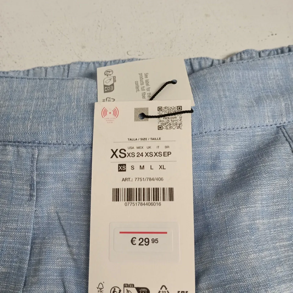 ZARA WOMEN’S LINEN TROUSERS, SIZE XS