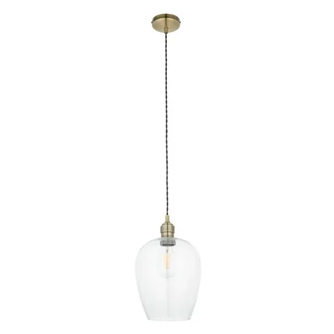 BOXED HOVEY 1 LIGHT SINGLE DOME PENDANT
