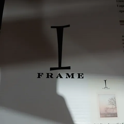 SIX I FRAME PINK PHOTO FRAME 6" X 8" – GLASS – HANDLE WITH CARE (IFI8068)