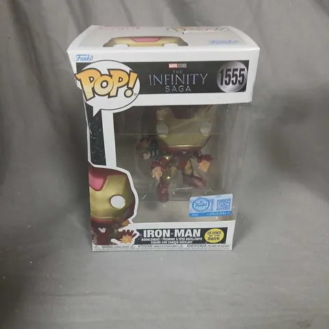 FUNKO POP! IRON MAN (INFINITY SAGA) 1555 – GLOW IN THE DARK, BOXED