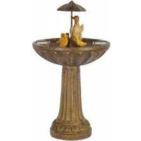 DUCK FAMILY SOLAR ON DEMAND WATER FEATURE - COLLECTION ONLY
