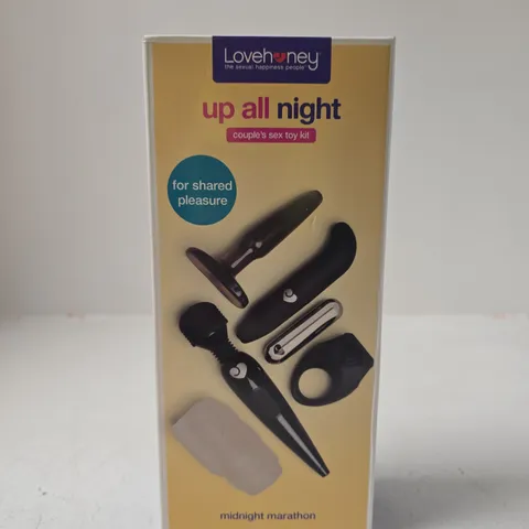 SEALED LOVEHONEY UP ALL NIGHT COUPLE'S SEX TOY KIT
