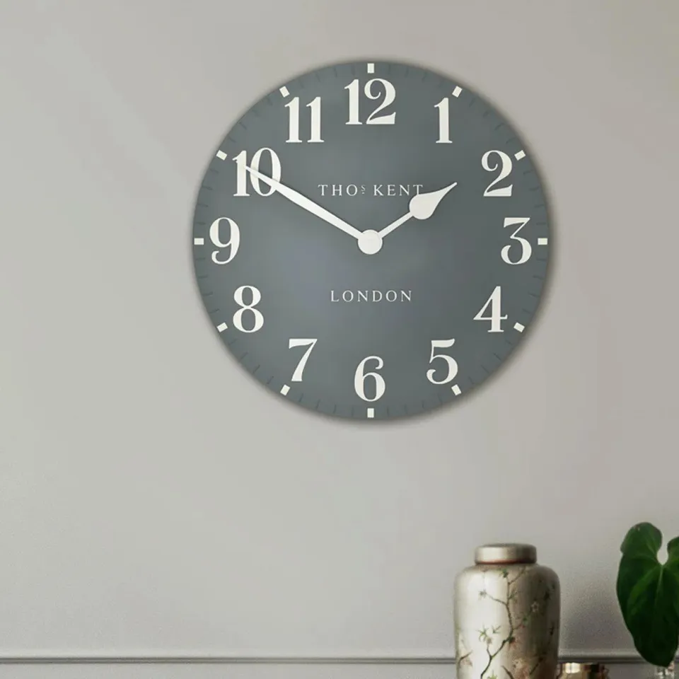 BOXED ARABIC METAL WALL CLOCK