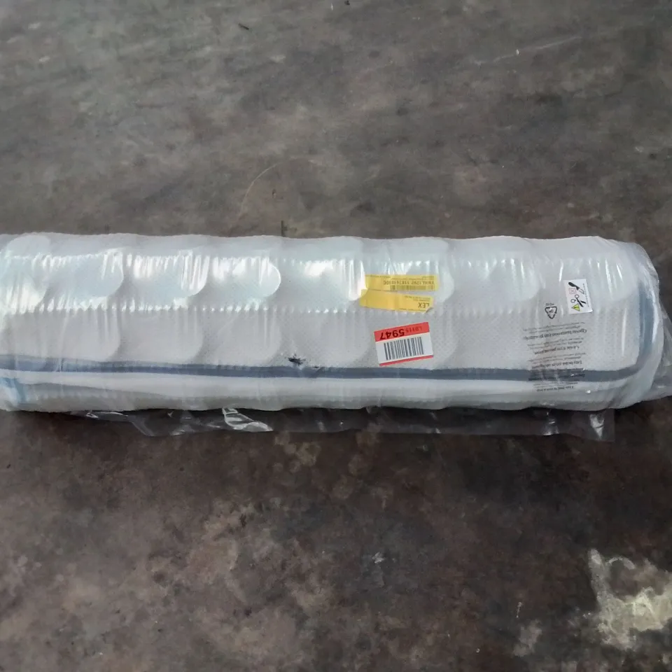QUALITY BAGGED AND ROLLED TIGHT TOP SPRING MATTRESS 15CM/6IN HEIGHT - 90CM SINGLE